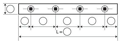 diagram for measuring your bolt gripper rails 